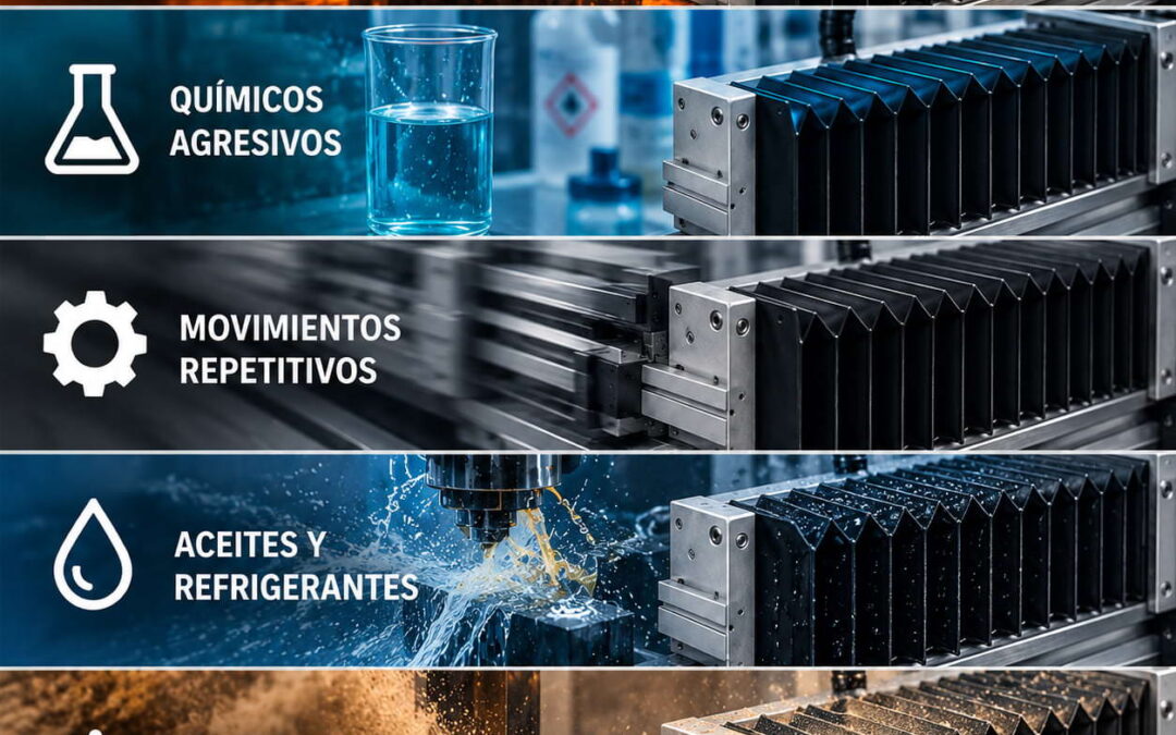 Comparativa de materials per a manxes industrials: quina triar segons la teva aplicació